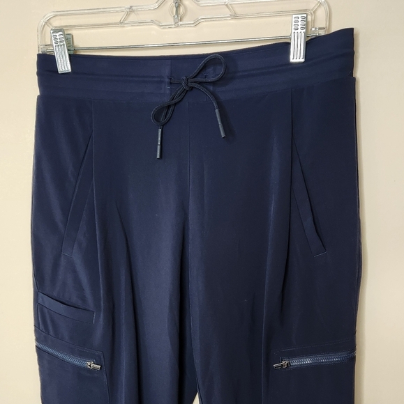 ATHLETA Venture Pants Navy blue ankle length size 4 - Picture 4 of 6